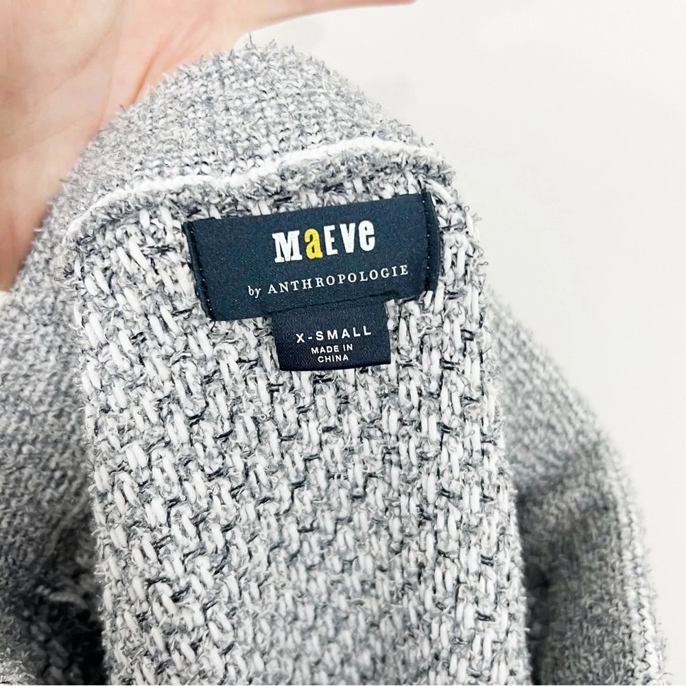 Anthropologie Maeve Tamara Fringed Mini Sweater Skirt Size XS - Picture 6 of 8